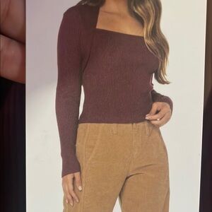 Celebrity Pink burgundy Shrug Sweater